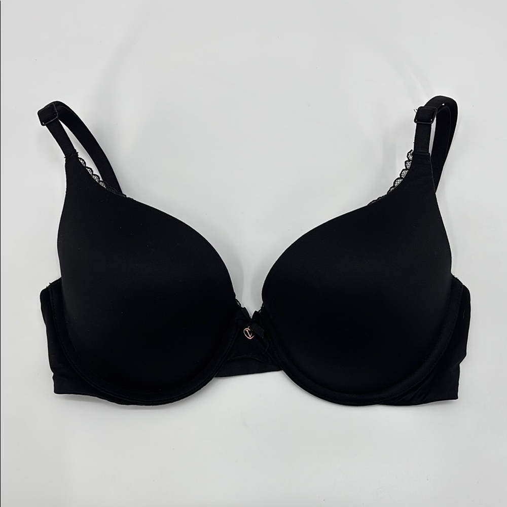 Victoria's Secret Black Padded Bra w/ adjustable convertible straps size 32D